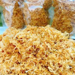 Chà bông gà mix vị - Sợi chà bông dai mềm, vàng óng, không phẩm màu, không hóa chấ